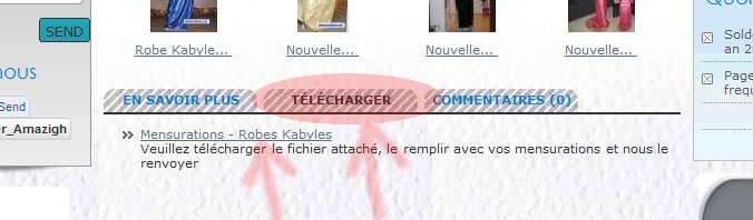 mensurations des robes kabyles sur BerberoSaharan.com