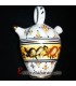 Algerian Handmade cookie Jar in ceramics and liquid gold for sale in Sydney Australia and the world