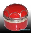 Large Red Handmade Moroccan cookie jar