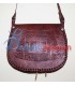Handmade and engraved Tuareg pure and genuine leather handbag