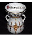 handmade Algerian Tea infuser in Berber symbol patterns