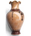 Vase large en argile emaillé fait à la main en Algérie
