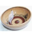 Medium Berber clay pottery Bowl for couscous and soup