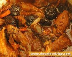 lapin au prunes. Cuisine Algerienne